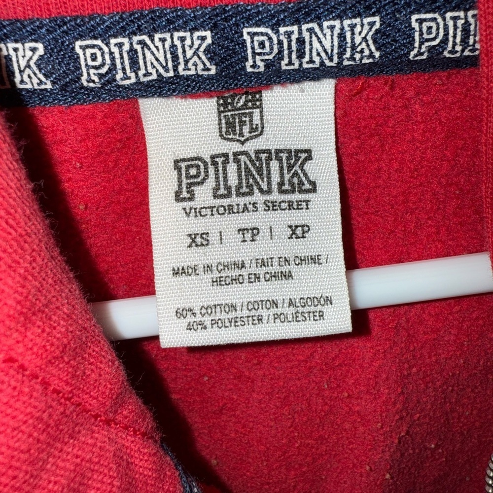 PINK Victoria’s Secret NFL Houston Texans Jacket Hoodie Bling . Size XS - Picture 7 of 10
